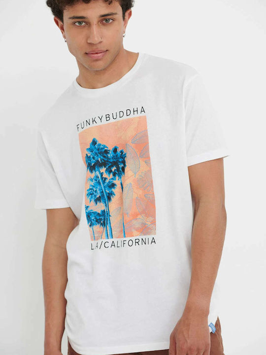 Funky Buddha Men's T-shirt White