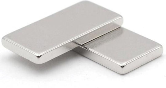Next Magnet Rectangular with Sticker and Traction Force 0.55kg Nickel 10x5x1mm