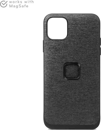Peak Design Everyday Fabric Bumper Υφασμάτινο / Σιλικόνης με Λουράκι Αδιάβροχο Γκρι (iPhone 11)