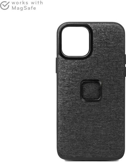 Peak Design Everyday Fabric Bumper Υφασμάτινο / Tempered Glass / Σιλικόνης με Λουράκι Αδιάβροχο Γκρι (iPhone 12 mini)