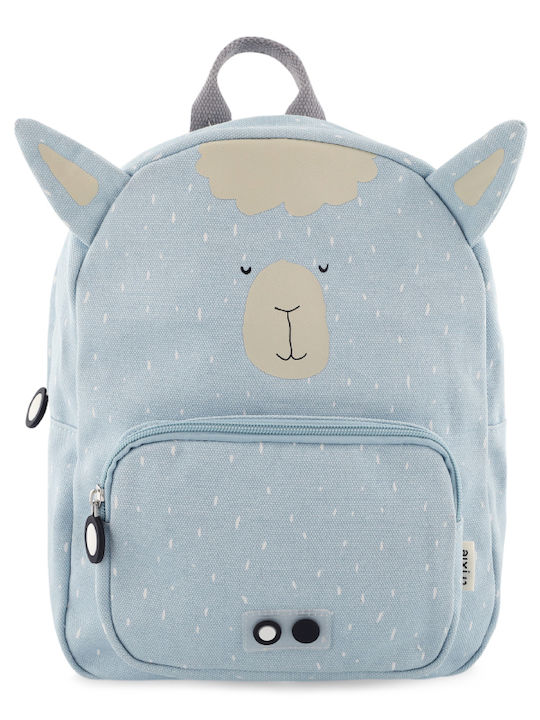 Trixie Mr Alpaca Schulranzen Rucksack Kindergarten in Hellblau Farbe