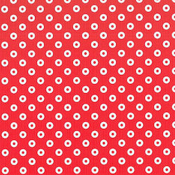 Ursus Cardboard Polka Dot Red 50x68cm