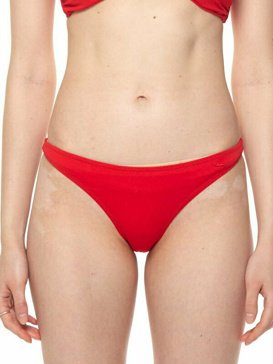 Pepe Jeans Olive Bikini Slip Red