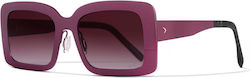 Blackfin Sonnenbrillen Lila mit Metall Gestell