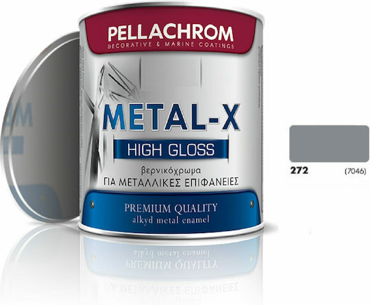 Pellachrom Βερνικόχρωμα Διαλύτου Metal-X 0.75lt 272 Γυαλιστερό