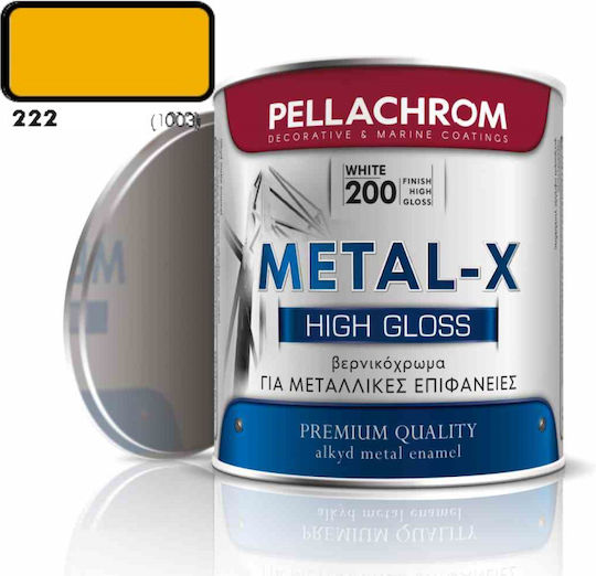 Pellachrom Βερνικόχρωμα Διαλύτου Metal-X 0.75lt 223 Γυαλιστερό