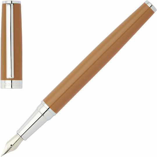 Boss Gear Icon Writing Pen Brown