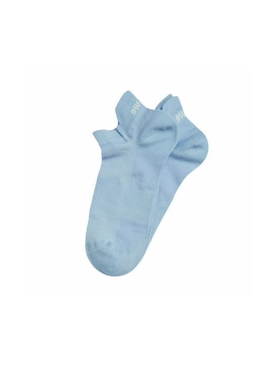 ME-WE Damen Einfarbige Socken Hellblau 2Pack