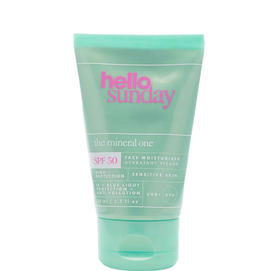 Hello Sunday The Mineral One Sensitive Skin Mineral Αντηλιακή Κρέμα Προσώπου SPF50 50ml