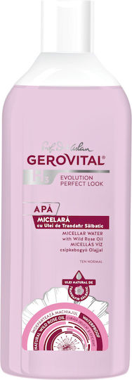 Gerovital Micellar Water With Wild Rose Face Makeup Remover 400ml