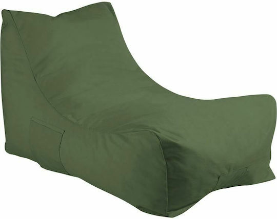 Fotolii Puf Șezlong Impermeabil Lazy Verde Măsliniu 106x70x76cm E021,7