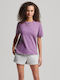 Superdry Ovin Women's Athletic T-shirt Purple
