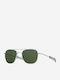 American Optical Original Pilot Men's Sunglasses with Metal Frame Silver Matte