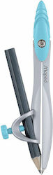 Maped Metallisch Zirkel mit Spitze Hellblau