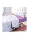 Beauty Home Σετ Παιδικό Κουβερλί Μονό με Μαξιλαροθήκη Γκρι 160x240εκ.