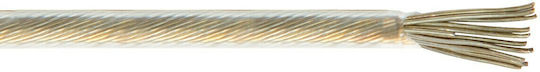 VK Lighting Netzkabel mit Durchmesser 1x4mm² Transparent 1m 1Stück
