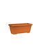 Viomes Ζαρντινιέρα Πλαστική Terracotta 60x33x26εκ.