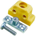 Pyramis 175-21140 Plastic Cabinet Fastener Κίτρινο