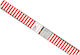 Werola Wafer Paper Striped Red 50x250cm