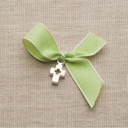 Parisis Christening Charm Pin Green 50pcs