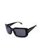 Blumarine Women's Sunglasses with Black Plastic Frame and Black Lens SBM782 700