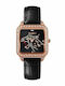 Skmei 1768 Women's Watch with Leather Strap Black