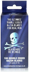 Bluebeards Revenge Double Edged Razor Blades Ανταλλακτικές Λεπίδες Ασφαλείας 100τμχ