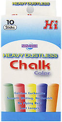 Justnote Set 10 Colored Chalk 70905