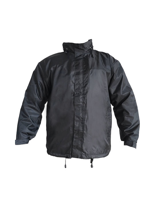 Jacket with fleece lining - Black