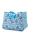 Benzi Fabric Beach Bag Light Blue