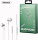 Remax RM-201 In-ear Handsfree with 3.5mm Connector White