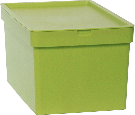 Viomes Nova Plastic Cutie de Depozitare cu Capac Verde 28x18.5x13.5cm 1buc