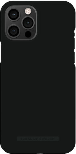 iDeal Of Sweden Fashion Seamless Back Cover Silicone Coal Black (iPhone 12 Pro Max)
