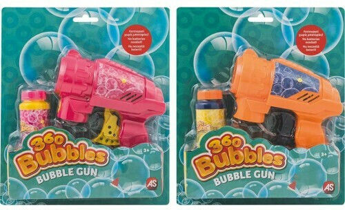 AS 360 Bubbles Όπλο για Μπουρμπουλήθρες (Διάφορα Σχέδια) 1τμχ