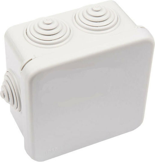 Marlanvil Surface Mounted Electrical Box Branching IP44 in Gray Color