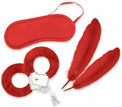 Crushious Dream Bondage Kit BDSM Kit Red 4pcs