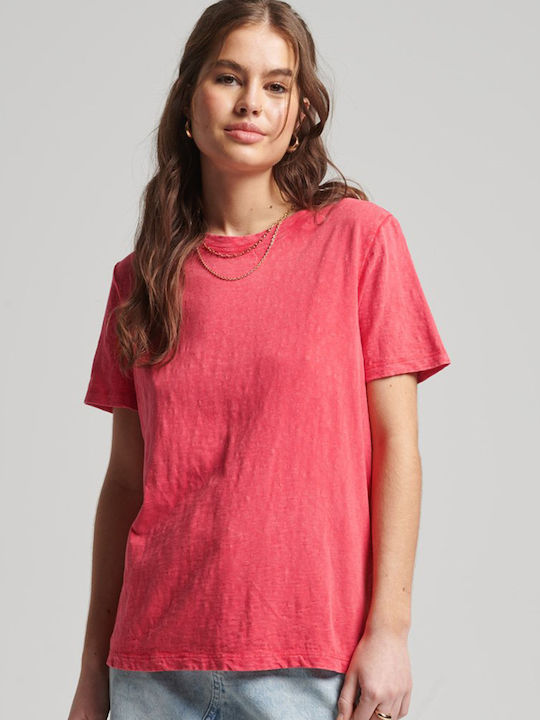 Superdry Damen T-Shirt Rot