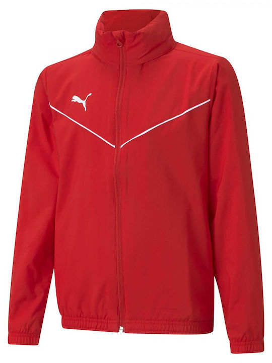 PUMA Παιδικό Αθλητικό Μπουφάν Κοντό Κόκκινο