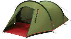 High Peak Kite 3 LW Camping Tent Tunnel Khaki with Double Cloth 4 Seasons for 3 People 230x160x105cm