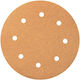 Smirdex 820 Yellow Line Orbital Sander Sanding Sheet K80 with 8 Holes 125x125mm