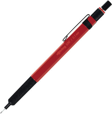 Rotring 500 Creion mecanic de desen Plastic 0.5mm Roșu 2164107