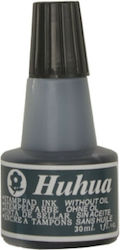 Huhua Huhua 30ml Liquid Ink for Ink Pad Stamp Black 424.05B