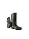 Dunlop Dane Non-Slip Work Wellies Knee Black