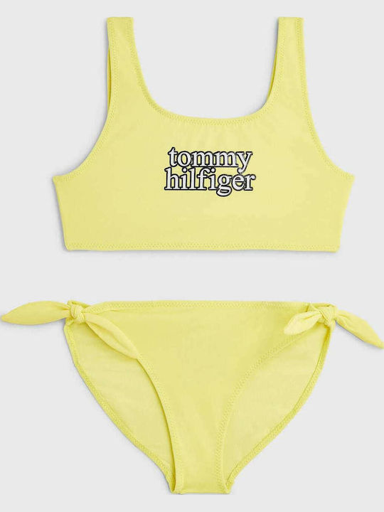 Tommy Hilfiger Παιδικό Μαγιό Μπικίνι Κίτρινο