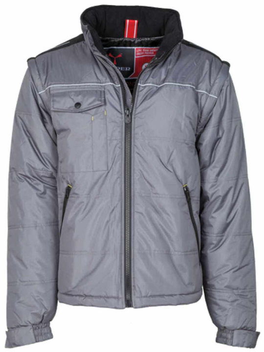 Payper Orion Work Jacket with Hood Gray