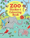 Zoo Sticker and Colouring Book