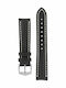 Hirsch Leather Strap Black 24mm