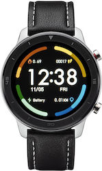 Head Paris 47mm Smartwatch with Heart Rate Monitor (Black/Silver)