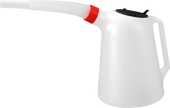 Lampa Double Position Fuel Container Plastic with Extension Tube 5lt White