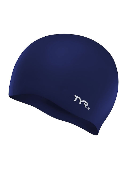 Tyr Wrinkle-Free Schwimmkappe Erwachsene Blau